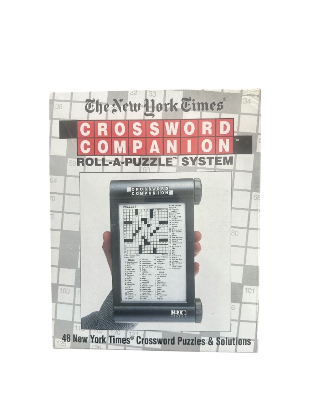 The New York Times Crossword Companion Roll-A-Puzzle System 1994 Game